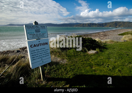 Wellington Nouvelle-Zélande Océan Seataun Banque D'Images