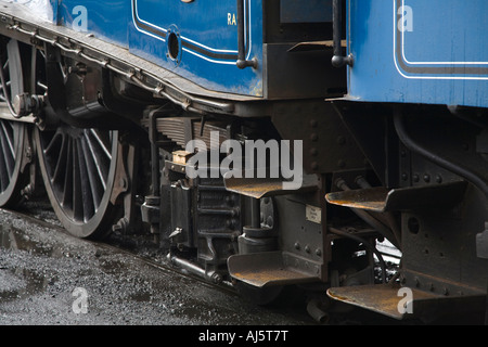 LNER UNE Locomotive Pacifique4 ' Sir Nigel Gresley', en Train à vapeur Grosmont, North Yorkshire, UK Banque D'Images