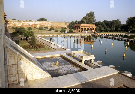 Les Jardins de Shalimar à Lahore Pakistan Fort Banque D'Images