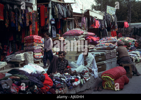 Zone tribale pakistanaise NWFP Bazar de Peshawar Banque D'Images