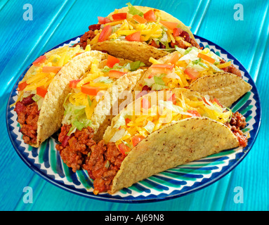 TEX MEX TACOS Banque D'Images