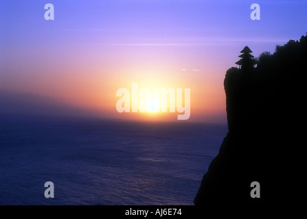 Uluwatu temple hindou sur l'île de Bali en Indonésie Asie du sud-est Banque D'Images