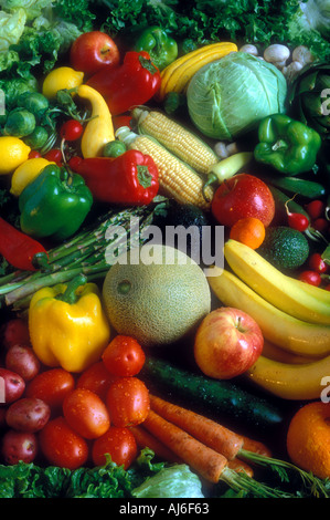 Les fruits et légumes frais Banque D'Images
