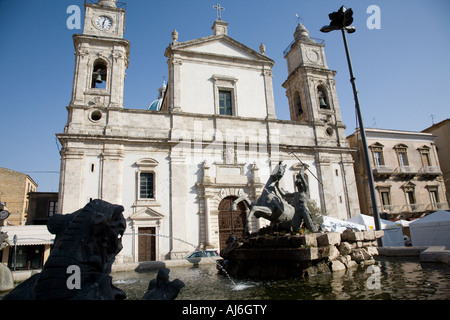 Cathédrale Santa Maria la Nuova, Caltanissetta, Sicile Banque D'Images