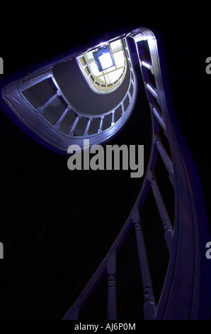 Jusqu'à l'escalier de la Cafe Americain à Amsterdam Banque D'Images