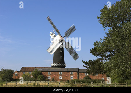 Moulin à vapeur Skidby qui dans l'East Yorkshire UK Banque D'Images