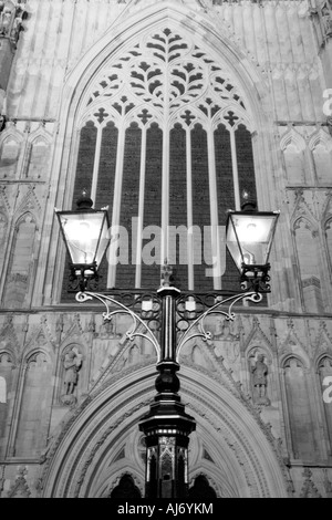 York Minster cathédrale gothique -Ville de York en Angleterre Banque D'Images