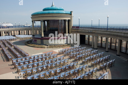 Le kiosque sur le front de mer de Eastbourne East Sussex England Banque D'Images