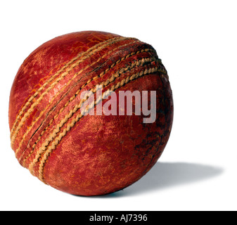 Balle de cricket Banque D'Images