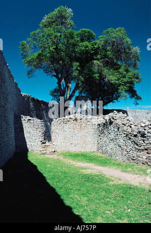 Ruines du Grand Zimbabwe Zimbabwe Masvingo enceinte principale Banque D'Images