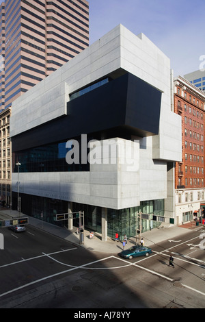 Le Centre d'art contemporain situé dans le centre-ville de Cincinnati, Ohio. Banque D'Images