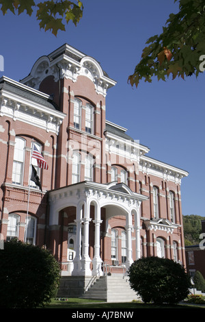 Pocono Poconos Mountains Pennsylvania,Honesdale,Wayne County court House,maisons,PA070923070 Banque D'Images