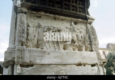 Arc de Titus, Forum, Rome, c81. Artiste : Inconnu Banque D'Images