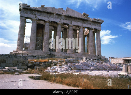 Le Parthénon sur l'Acropole, Athènes, Ve siècle av. Artiste : Inconnu Banque D'Images