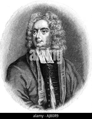 Jonathan Swift, satiriste anglo-irlandais, poète et clerc. Artiste : Inconnu Banque D'Images