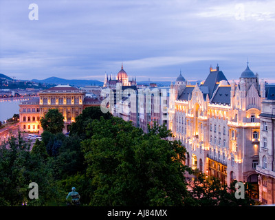 Four Seasons Hotel Gresham Palace, Budapest, Hongrie Banque D'Images