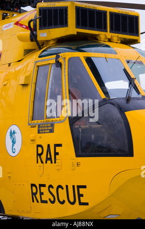 Westland Sea King RAF Hélicoptère de sauvetage Banque D'Images