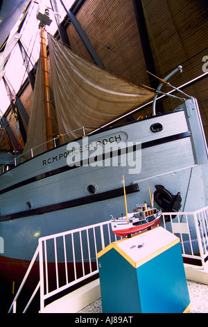 Saint Roch GRC Navire au Musée maritime de Vancouver, BC, en Colombie-Britannique, Canada - un lieu historique national de Kitsilano Banque D'Images