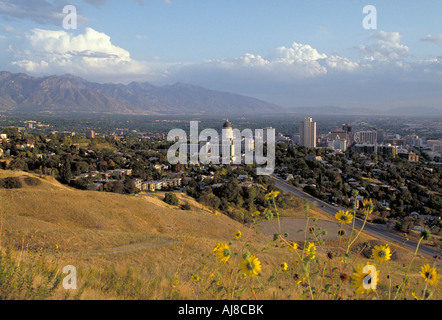 Elk224 1015 Utah Salt Lake City Ville de nord Banque D'Images