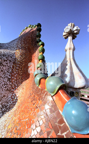 Casa Batllo Barcelone Espagne Banque D'Images