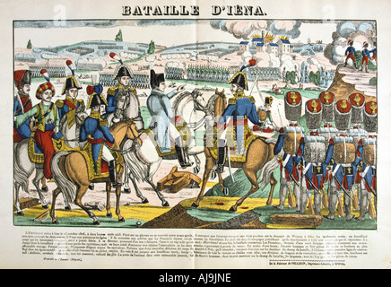 "Bataille d'Iéna, 14 octobre 1806 (c1835). Artiste : Inconnu Banque D'Images