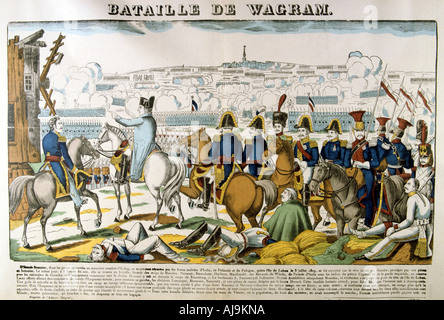 Bataille de Wagram', 1809, c1835). Artiste : François Georgin Banque D'Images