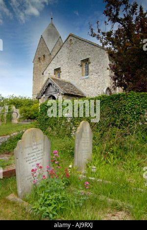 Eglise St Mary Bramber West Sussex Banque D'Images