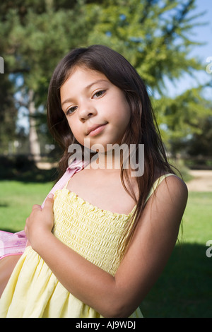 Portrait de jeune fille Banque D'Images