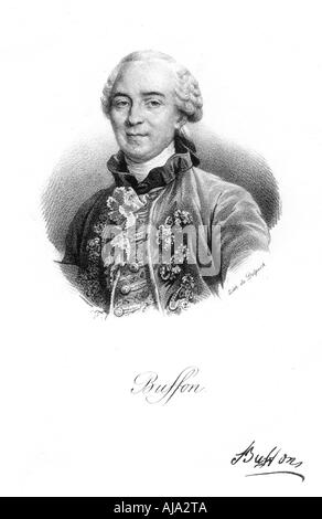 Georges-Louis Leclerc, Comte de Buffon, naturaliste français du 18ème siècle, c1830. Artiste : Delpech Banque D'Images