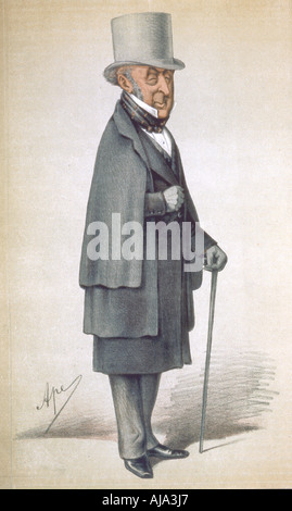 Roderick Impey Murchison, géologue écossais, 1870. Artiste : Carlo Pellegrini Banque D'Images