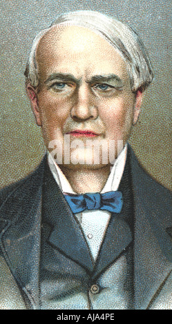 Thomas Alva Edison, inventeur américain, 1924. Artiste : Inconnu Banque D'Images