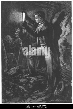 Humphry Davy (1778-1829) chimiste anglais, c1880. Artiste : Edwin Hodder Banque D'Images