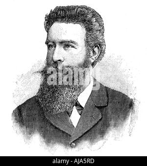 Konrad von Wilhelm Rontgen, physicien allemand, 1902. Artiste : Anon Banque D'Images