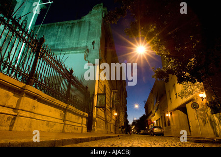 Barrio de San Telmo la nuit, Buenos Aires, Argentine Banque D'Images