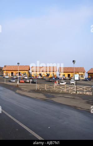 Souvenir touristique près du cratère Silvestri sur le versant sud de l'Etna Banque D'Images