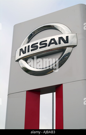 Insigne de Nissan Banque D'Images