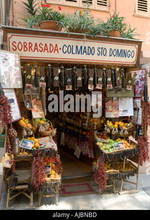 Magasin local dans le centre-ville historique, Palma, Majorque, Espagne Banque D'Images