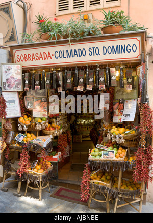 Magasin local dans le centre-ville historique, Palma, Majorque, Espagne Banque D'Images