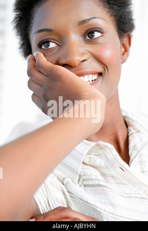 Portrait d'une femme africaine Banque D'Images