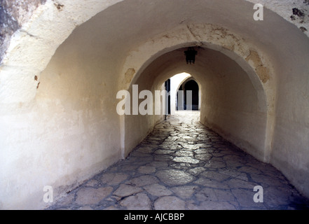 Sinaï Égypte St Catherines Couloir intérieur Monastère Banque D'Images