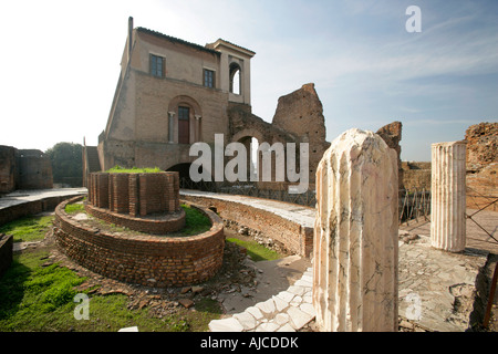 Ruines romaines sur la colline du Palatin, Rome, Italie Banque D'Images