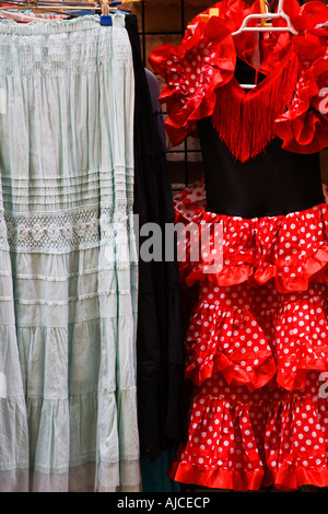 Tenue de Flamenco à Grenade Espagne Banque D'Images