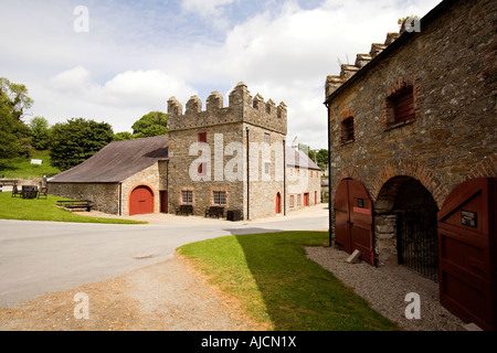 Royaume-uni Irlande du Nord County Down Strangford Castle Ward Estate farmyard Banque D'Images