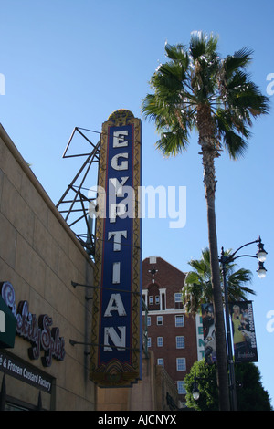 Inscrivez-vous au Graumans cinéma égyptien sur Hollywood Boulevard Octobre 2007 Banque D'Images