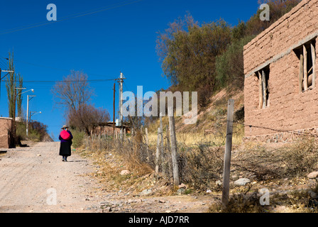 Rues de Huacalera, Quebrada de Humahuaca, Province de Jujuy, Argentine, Amérique du Sud Banque D'Images