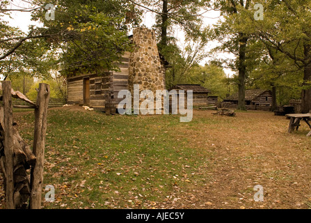 Lincoln Boyhood National Memorial Indiana USA Banque D'Images