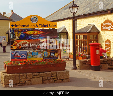 LANd's End, Penn-an-wlas, attraction touristique, Cornouailles, Angleterre, Royaume-Uni Banque D'Images