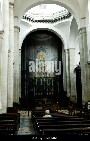 Le Turin Duome di San Giovanni Battista la cathédrale où le saint suaire de Turin est installé Banque D'Images