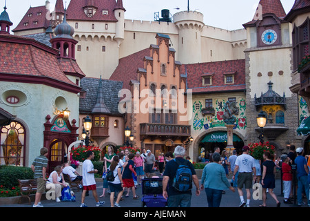 Allemagne, Pavillon, World Showcase d'Epcot Center, le parc à thème Walt Disney World, Lake Buena Vista, Florida, United States Banque D'Images