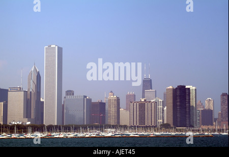 Skyline Chicago Illinois USA cityscape Banque D'Images